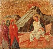 Duccio di Buoninsegna The Holy Woman at the Sepulchre painting
